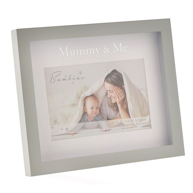 Bambino Unisex Photo Frame 6x4 With Wording On Mount - Mummy And Me