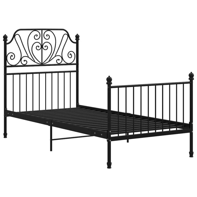 Bed Frame Metal Bedroom Set Multi Colours 100x200/90x200 Cm Vidaxl