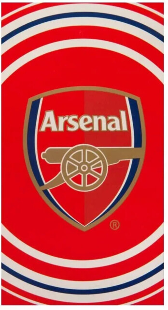 Arsenal F.c Beach Bath Towel 100% Cotton - Official Licensed
