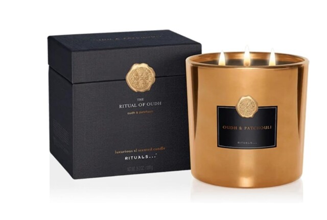 Rituals Oudh Scented Candle Jar 1000g Luxury Woody Long Lasting