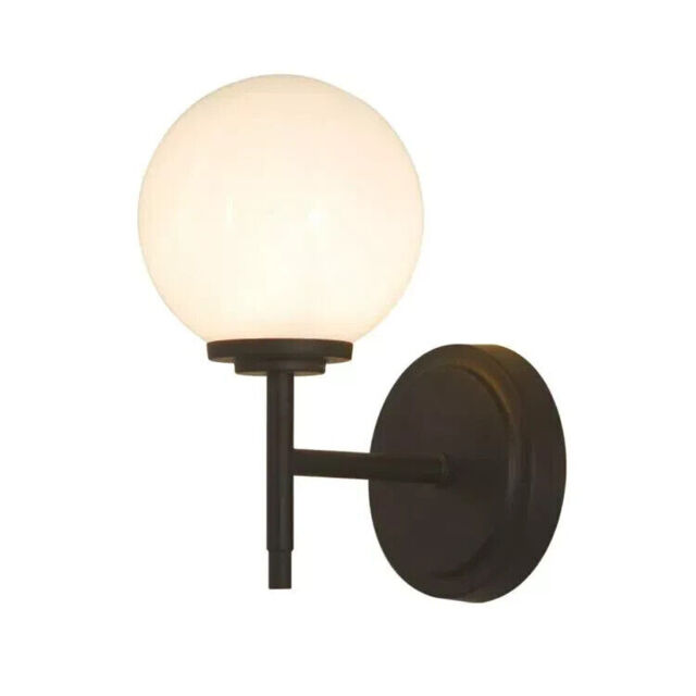 Forum Spa Porto Bathroom Or Outdoor Wall Light Matt Black -