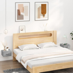 Wall-mounted Bedside Cabinets 2pcs Grey Sonoma 35x35x20 Cm Engineered