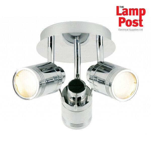 Forum Spa-27405-chr Scorpius Bathroom 3 Light Triple Chrome Spotlight