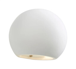 Wall Light White Martos Plaster Round Inlight Inl-37222