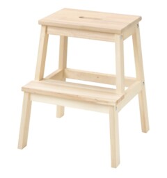 Ikea Bekvam Solid Wooden Step Stool 50cm - Brand