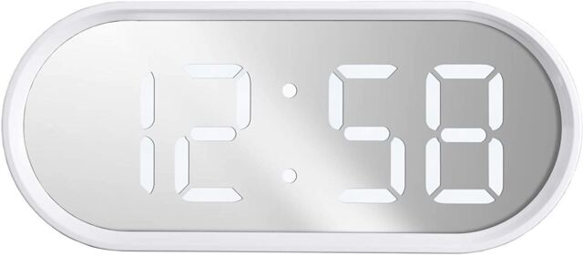 Acctim Mirror Usb Powered Adjustable Brightness Crescendo Smart Alarm