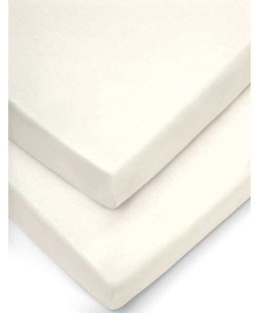 Mamas & Papas Cream Cotton Flat Sheet Rrp £22.00
