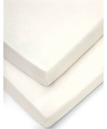 Mamas & Papas Cream Cotton Flat Sheet Rrp £22.00
