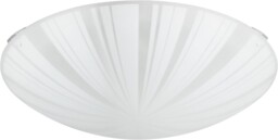 Ceiling Lamp Mars 1 Steel Light Fixture White Frosted Glass