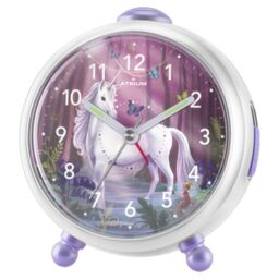 Atrium Kids Alarm Clock Analog Quartz Unicorn Girls A932-0