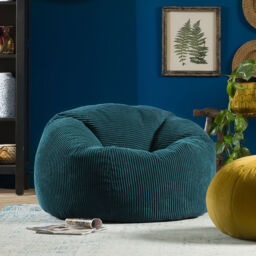 Adults Cord Bean Bag Chair, Luxury Extra Large Classic Dome Shape
