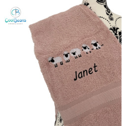 Sheep Towel - Personalised - Flannel / Hand Towel / Bath Towel