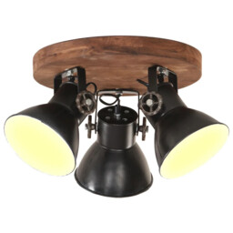 Industrial Ceiling Lamp 25 W Black 42x27 Cm E27 Vidaxl