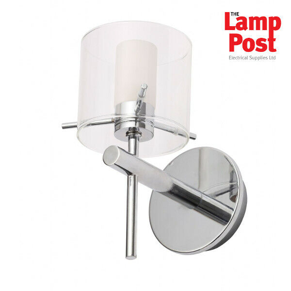 Forum Spa-31725-chr Gene 1 Light Bathroom Semi Flush Polished Chrome &