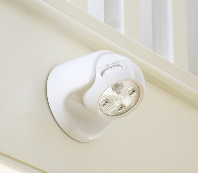 Auraglow Battery Operated Motion Sensor Light – Indoor & Outdoor Pir