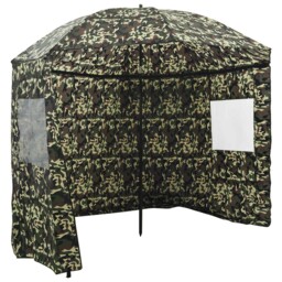 Fishing Umbrella Oxford Polyester Outdoor Tilt Sun Shade Modern Garden