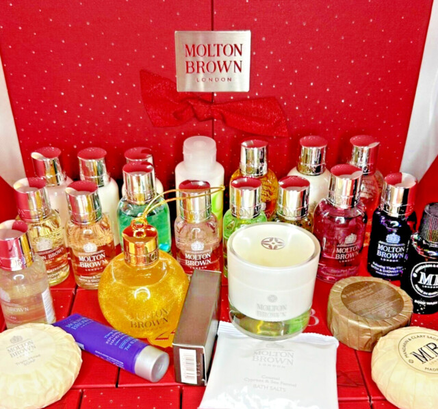 Molton Brown Advent Calendar Bath Gel Lotions Hair Hand Cream Candle