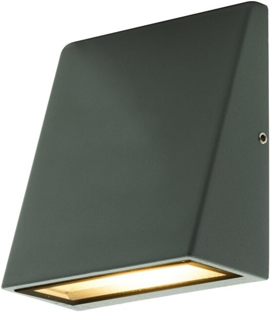 Luceco Outdoor Wedge Led Wall Light With Slimline Design, Decorative