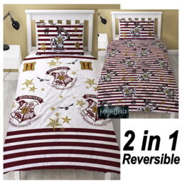 Harry Potter Muggles Single Rotary Duvet Cover Set Bedding