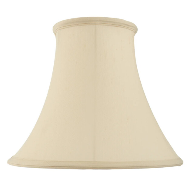 "Lampshade Cream 14"" Bell Carrie Ivory Cotton Mix 360mm Endon Carrie-14"
