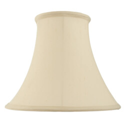 "Lampshade Cream 14"" Bell Carrie Ivory Cotton Mix 360mm Endon Carrie-14"