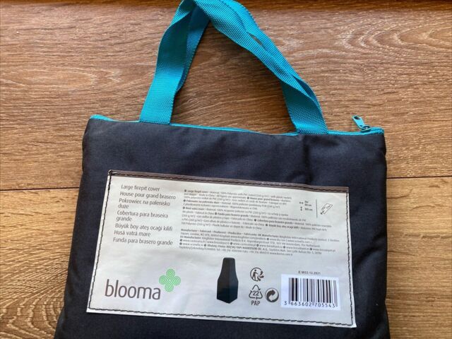 B&q Blooma Large Firepit Cover Chimenea Black Garden Storage Bag