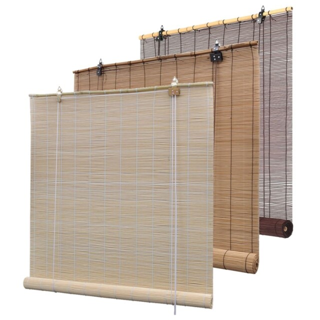 Bamboo Roller Blinds Blind Window Oriental Designs Hanging Many