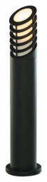 Outdoor Light Black Bollards Post 730mm Slanted Searchlight 1086-730