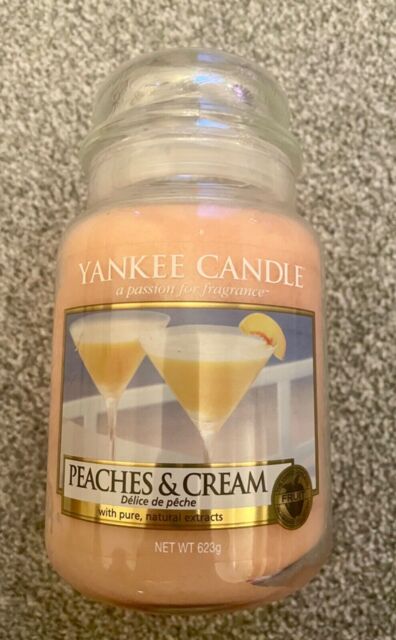 Yankee Candle Peaches & Cream Large Jar
