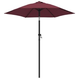 Parasol Aluminium Outdoor Patio Sunshade Yard Umbrella Canopy Shade