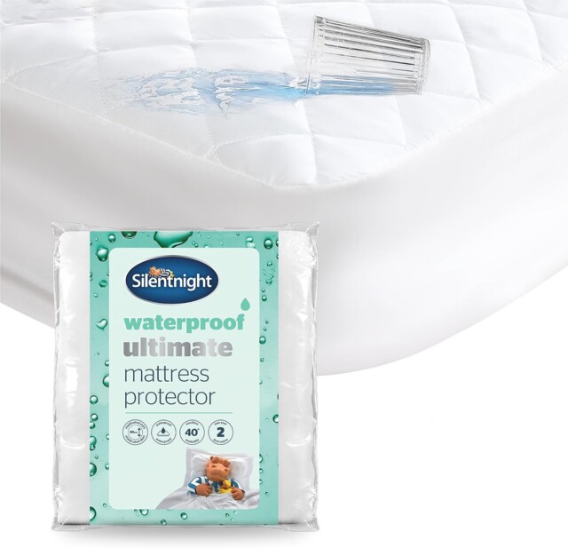Silentnight Supersoft Waterproof Mattress Protector King Size White