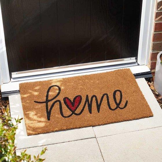 Heavy Duty Natural Coir Door Mats Novelty Indoor Outdoor Entrance