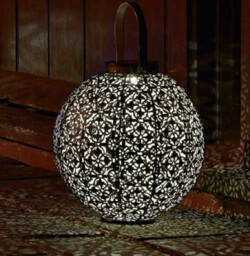 Smart Solar Damasque Lantern Light