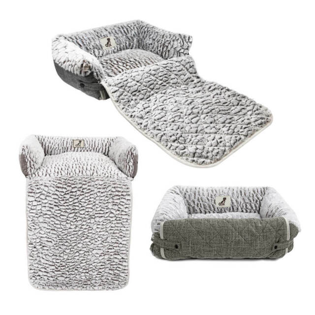 Dog Cat Sofa Bed Fleece Warm Luxury / Couch / Chair Protector All Pet