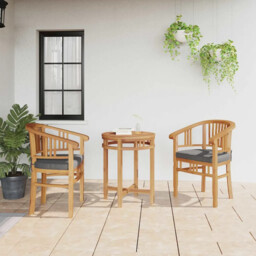 Garden Chairs 2 Pcs Brown 63 X 58 X 89 Cm Solid Teak Wood Vidaxl