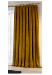 Single Curtain 225cm X 132cm Beloit Pinch Pleat Room Darkening Old