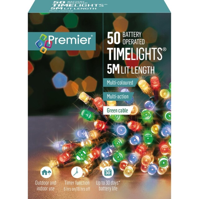 Battery Operated Christmas Fairy Lights Indoor/outdoor 50