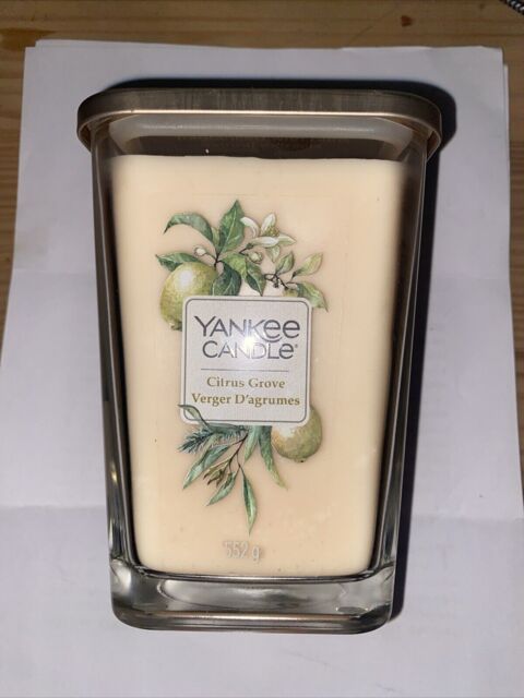 Yankee Candle Elevation Collection Large 2-wick Square Candle - Citrus
