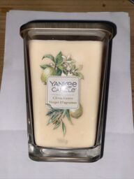 Yankee Candle Elevation Collection Large 2-wick Square Candle - Citrus