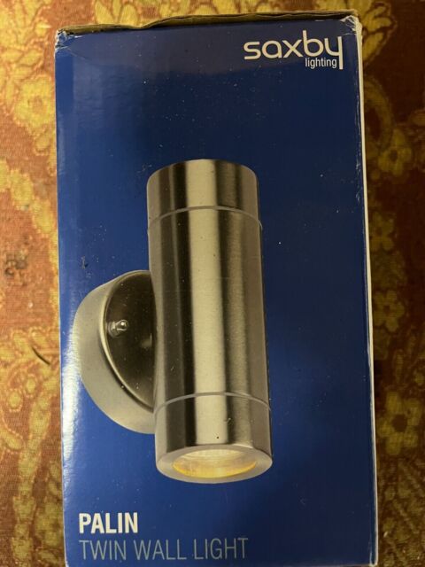 Saxby Palin 13802 - Outdoor Garden Ip44 Up & Down Wall Light -