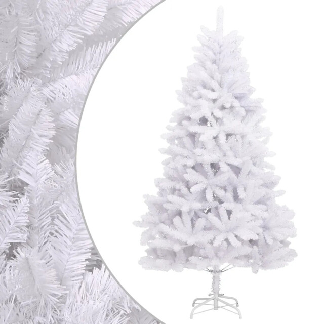 Artificial Hinged Christmas Tree With Stand White 180 Cm Vidaxl