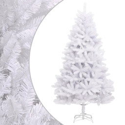 Artificial Hinged Christmas Tree With Stand White 180 Cm Vidaxl