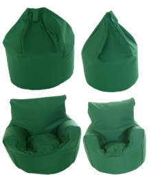 Adult Or Children Size Bean Bag / Chair With Beans