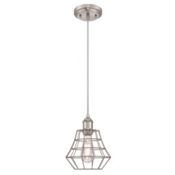 Westinghouse Nathan One Light Pendant Single Light Fitting Brushed