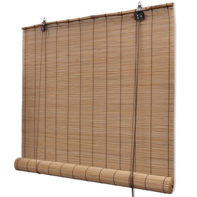 Modern Bamboo Roller Blind Window Hanging Sunshade Multi Sizes