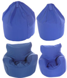 Adult Or Children Size Bean Bag / Chair With Beans