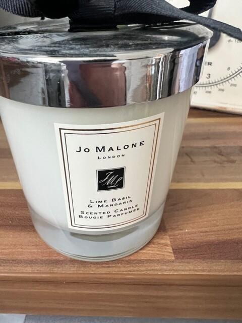 Jo Malone Candle Lime Basil & Mandarin Scented Home Fragrance Scent -