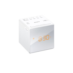 Sony Icf-c1 Am/fm Clock-radio, White