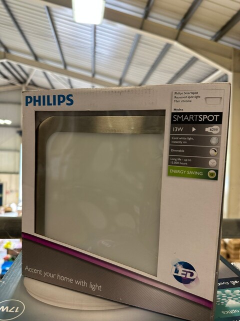 Philips Smartspot Led Recessed Spot Light Matt Chrome