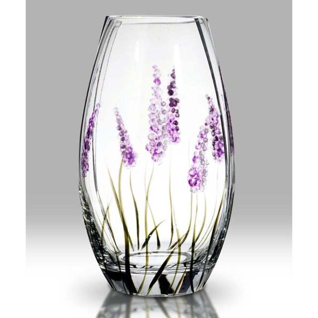 Nobile Glassware Lavender Round Vase 20cm 1872-18